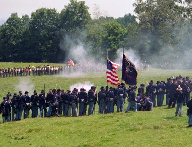 Reenactment of the Battle of Mill Springs