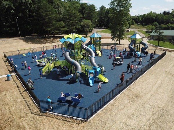 Fischer Park playground in Somerset, Kentucky