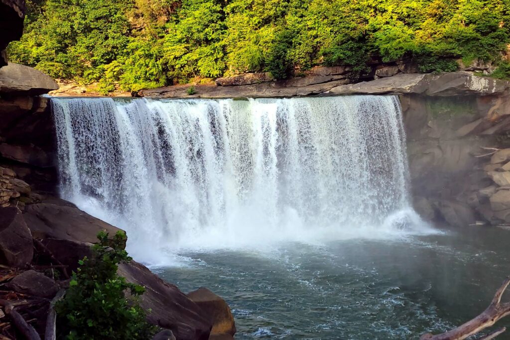 Large waterfall